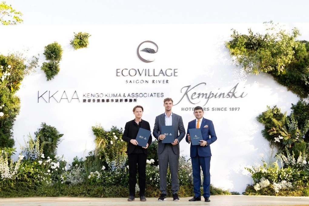 Cú bắt tay lịch sử của các thương hiệu huyền thoại: Kempinski Hotels và Kengo Kuma tại Ecovillage Saigon River