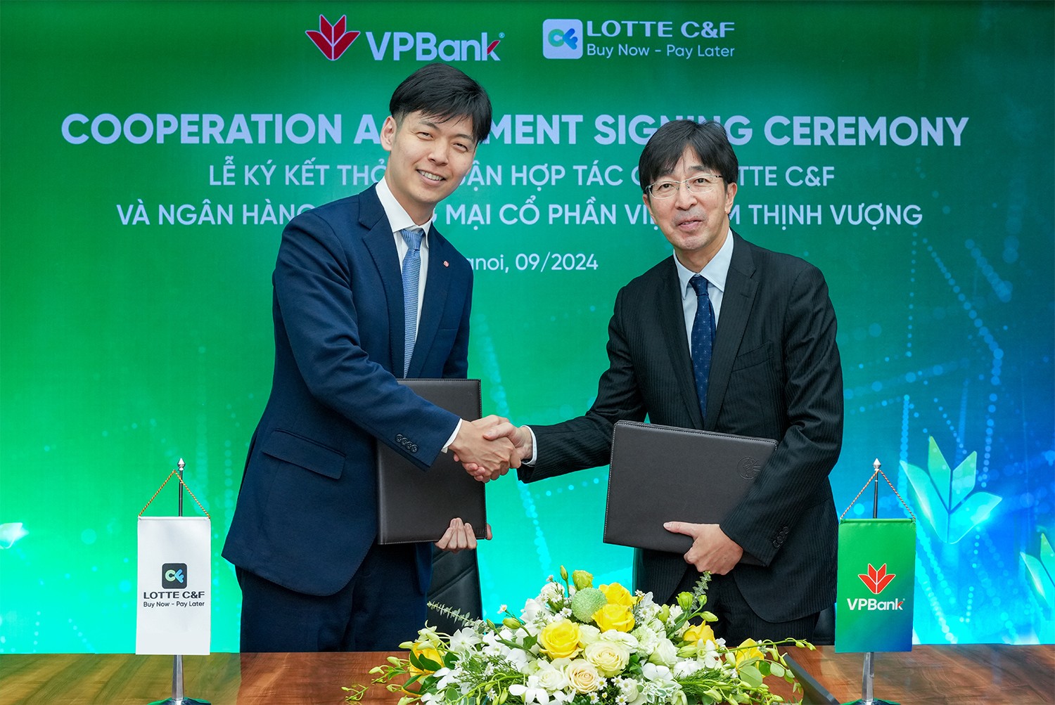 VPBank bắt tay hợp tác cùng LOTTE C&F hỗ trợ khách hàng “Mua trước trả sau”