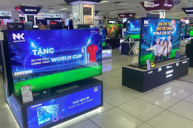 Thị trường tivi nhộn nhịp mùa World Cup 2022