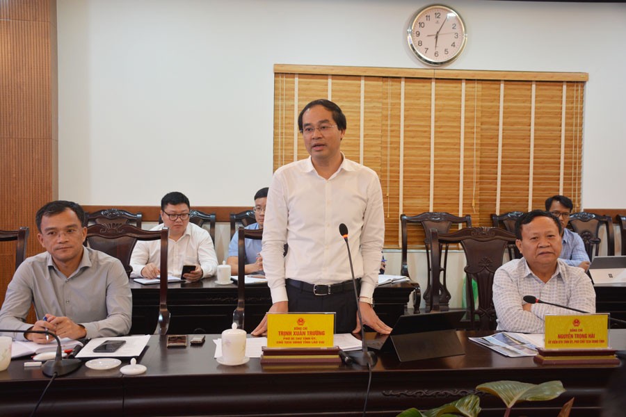 UBND tỉnh Lào Cai làm việc với Hội Kiến trúc sư Việt Nam
