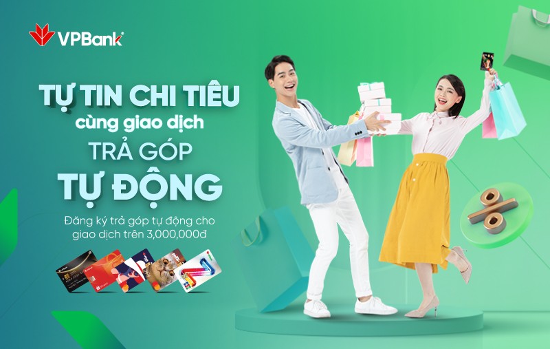 VPBank ra mắt tính năng Tự động trả góp giao dịch thẻ tín dụng lãi suất chỉ từ 0,5%